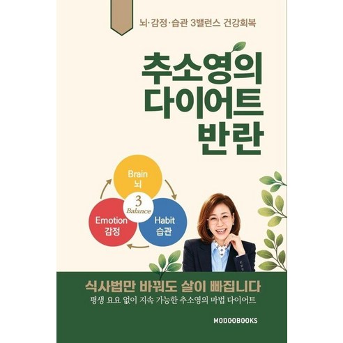 추소영의 다이어트 반란:뇌·감정·습관 3 Balance 건강 회복, 모두북스, 추소영