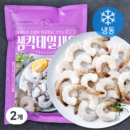 살맛나요 생칵테일새우 특대 (냉동), 900g (51~60미), 2개