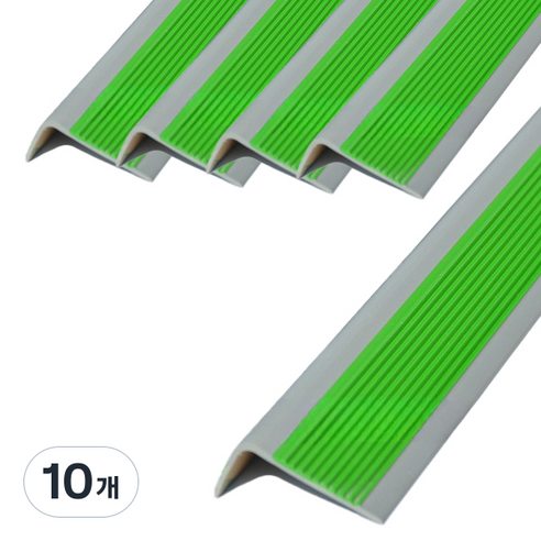디트리 접착식 계단 모서리 커버 1m 그린, 10개