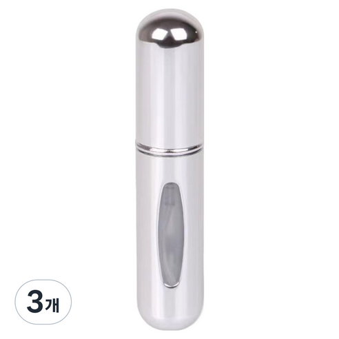 라비럭스 퍼퓸 리필 향수공병 5ml, 3개, 실버