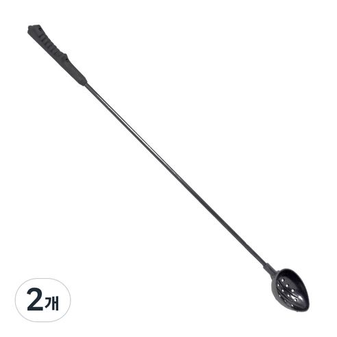 아리코 낚시 밑밥주걱 블랙, 2개