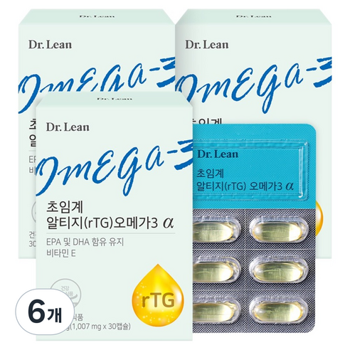 닥터린 초임계 알티지 오메가3 알파 30.21g 30정, 6개 솔직 후기 | 실사용자 리뷰 분석 썸네일