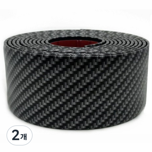 MEO 자동차 카본 테이프 1m x 3cm, 블랙, 2개