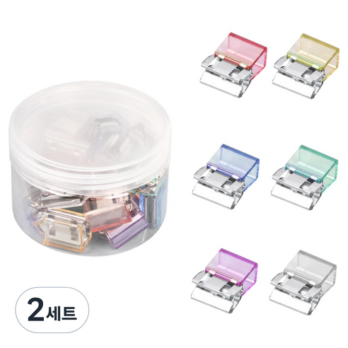 동아피엠에스 미니페이퍼 클립 세트 랜덤발송, 2세트, 20개입, 소