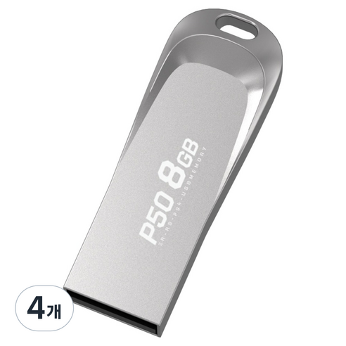 플레이고 USB 메모리 P50, 8GB, 4개
