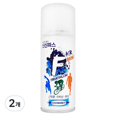 신신파스 신신제약 미니 뿌리는 스프레이 신신에어파스 F 100ml, 1개입, 2개