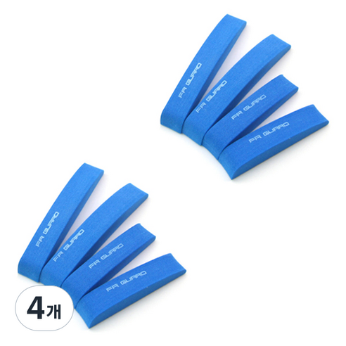 블럭마트 EVA 차량용 문콕방지가드 4p 세트, 블루, 4개