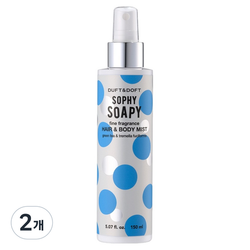 더프트앤도프트 파인프라그란스 헤어앤바디미스트 소피소피, 150ml, 2개