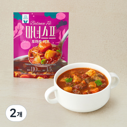 피그인더가든 밸런스핏 마녀스프 토마토비프, 200g, 2개 200g, 2개