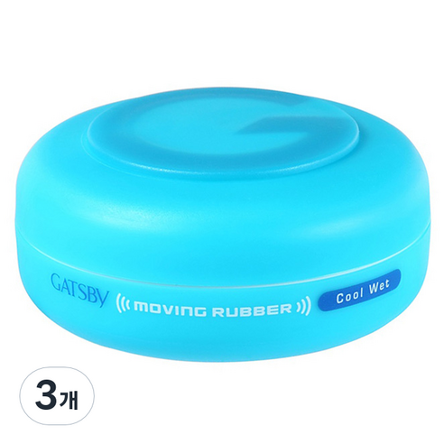 갸스비 무빙러버 쿨웨트 헤어왁스 80g+15 블루, 80g, 3개