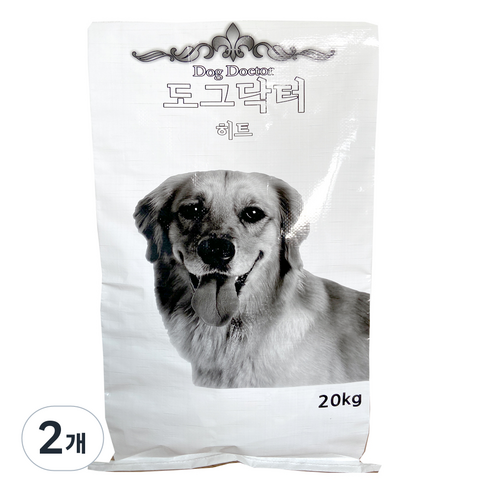 팜스코 1년 이상 도그닥터히트 건식사료, 곡물, 20kg, 2개