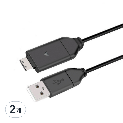 잇츠온 삼성 블루 VLUU i8 i80 EX1 ST70 디지털카메라 전용 USB케이블, 2개