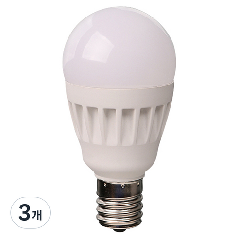 비츠온 LED 미니 크립톤 전구 5W E17, 주광색, 3개
