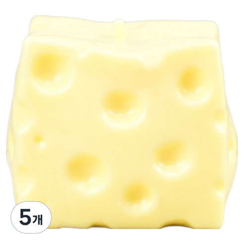 토이토 치즈빵 말랑이 클레이 스트레스볼 옐로 8cm 195g, 5개