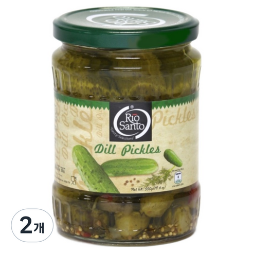 리오산토 딜피클홀, 2개, 550g