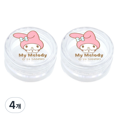 뷰티홈 산리오 캐릭터즈 크림용기 5ml, 마이멜로디, 4개