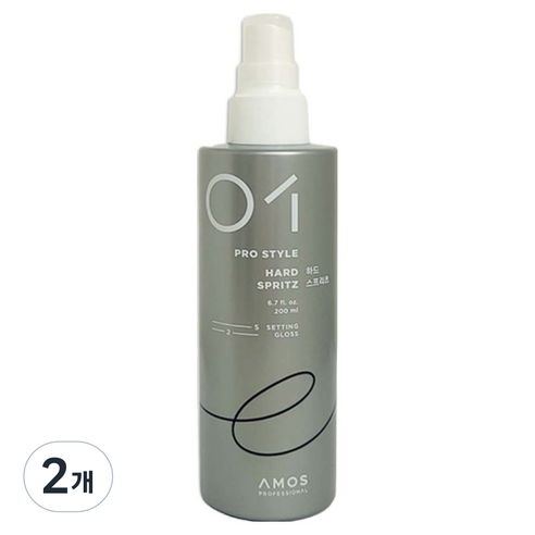 아모스프로페셔널 락킹 피니셔 하드 스프리츠, 200ml, 2개