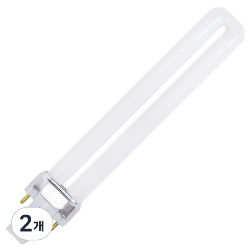 KDT FPX 삼파장 2핀 형광램프 13W FPX13EX-D, 주광색, 2개