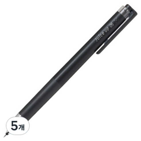 파이롯트 쥬스업 볼펜 0.5mm, 5개, 블랙