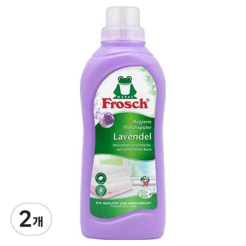 프로쉬 고농축 섬유유연제 라벤더 본품, 750ml, 2개
