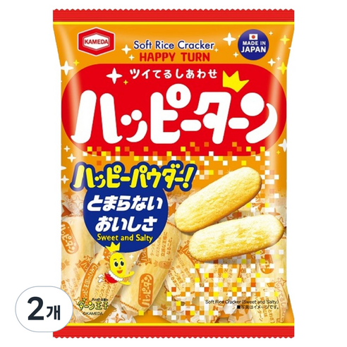 카메다 해피턴 쌀과자, 96g, 2개