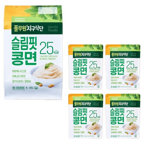 지구식단 슬림핏 콩면 4인분, 600g, 1개