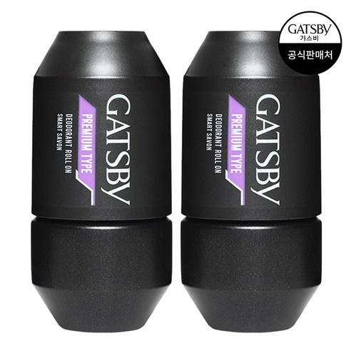갸스비 프리미엄 타입 데오도란트 롤온 스마트 샤봉, 2개, 60ml