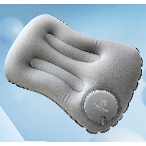 브리즈문 푸시푸시 휴대용 PVC 에어 캠핑베개 2p + 보관 파우치 2p 세트 이미지 2