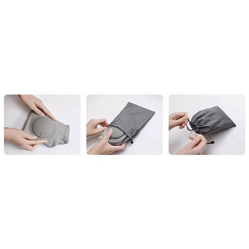 브리즈문 푸시푸시 휴대용 PVC 에어 캠핑베개 2p + 보관 파우치 2p 세트 이미지 4