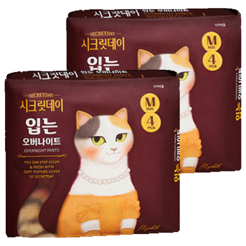 시크릿데이 입는 오버나이트 팬티형