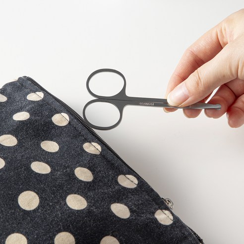 ELLE PARIS 고급 둥근날 안전 코가위 이미지 3