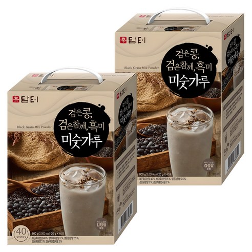 담터 검은콩 검은참깨 흑미 미숫가루 800g, 2개 솔직 후기 | 실사용자 리뷰 분석 - 상품 이미지 1