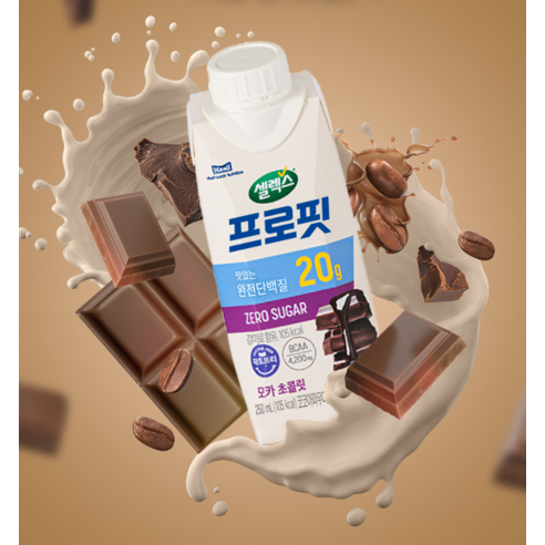셀렉스 프로핏 모카 초콜릿 250ml, 18개 이미지 2