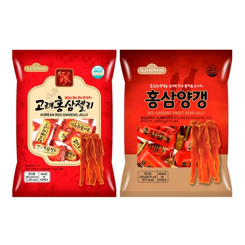 일광제과 홍삼양갱 250g + 고려홍삼젤리 280g 530g, 1세트 맛있게 먹은 솔직 후기 - 대표 이미지
