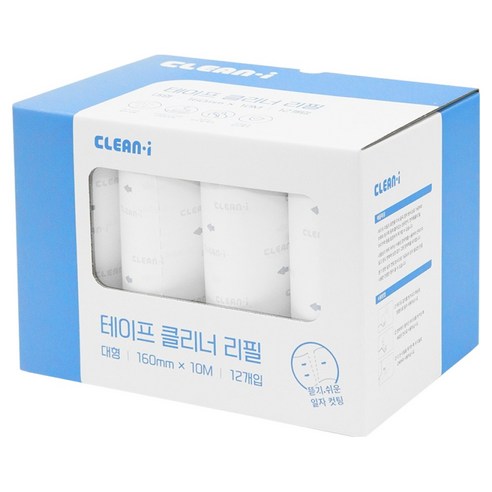 크린아이 테이프 클리너 리필 대형 12P, 1개