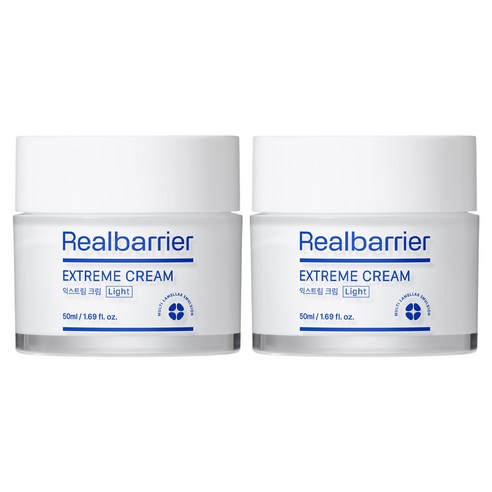 리얼베리어 익스트림 크림 라이트, 50ml, 2개