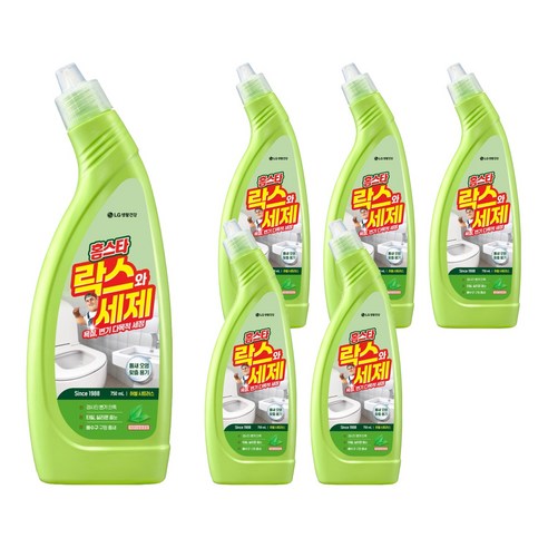 홈스타 락스와세제 허벌 시트러스, 750ml, 6개