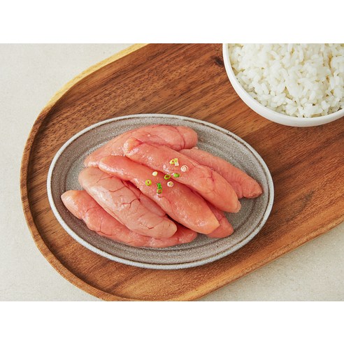입맛 없을 때, 곰곰 백명란 젓갈로 밥상의 작은 사치를 누리세요.