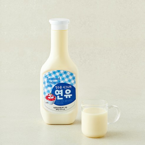 빙수용 시그니처 연유, 500g, 1개