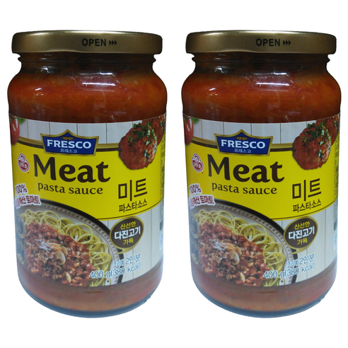 오뚜기프레스코 미트 스파게티소스, 400g, 2개