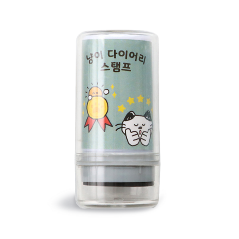 아이코닉 다꾸 칭찬 냥이 다이어리 스탬프, 17참잘했어요, 1개