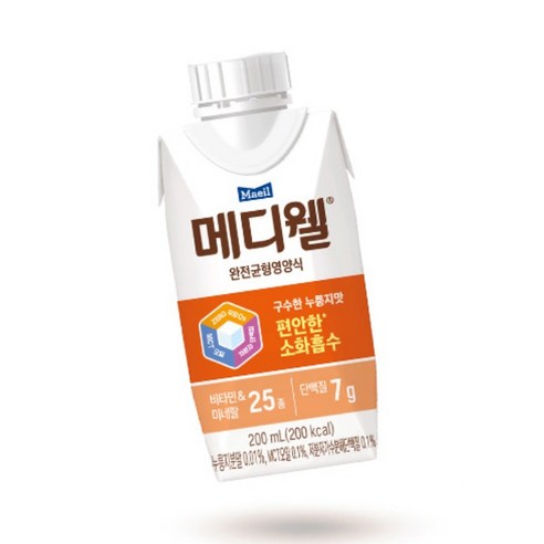 메디웰 구수한 누룽지맛 완전균형영양식 200ml, 18개 이미지 2