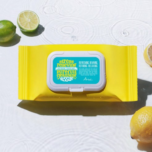 아리얼 스트레스 릴리빙 퓨어풀 클렌징 티슈 솔직 후기 | 피부 타입별 분석 - 상품 이미지 3
