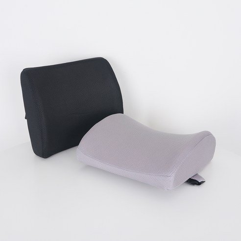 마메 바른자세 메모리폼 등받이쿠션 후기 분석 - 커버 소재 및 스트랩