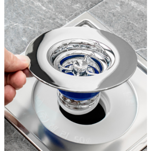 냄새제로 하수구용 트랩 50mm 후기 분석 - 배수 원리 설명 이미지