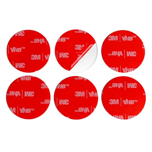 브이에이치비 쓰리엠 원형 양면테이프 투명 35 x 35 mm 실사용 후기 | 효과 있을까? - 상품 이미지 1