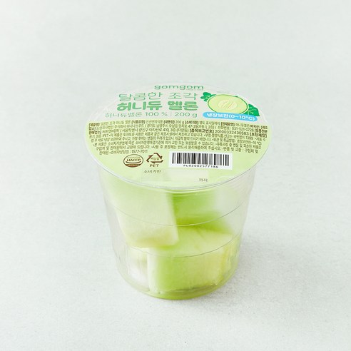 곰곰 달콤한 조각 허니듀 멜론, 1개, 200g