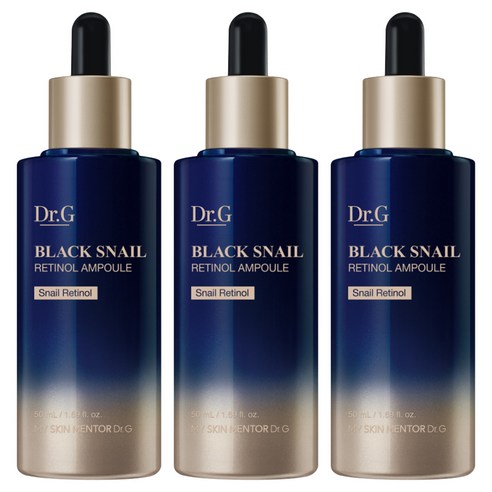 닥터지 블랙 스네일 레티놀 앰플, 50ml, 3개