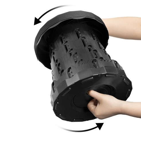 코멧 아웃도어 휴대용 높이조절 캠핑 스툴 이미지 3