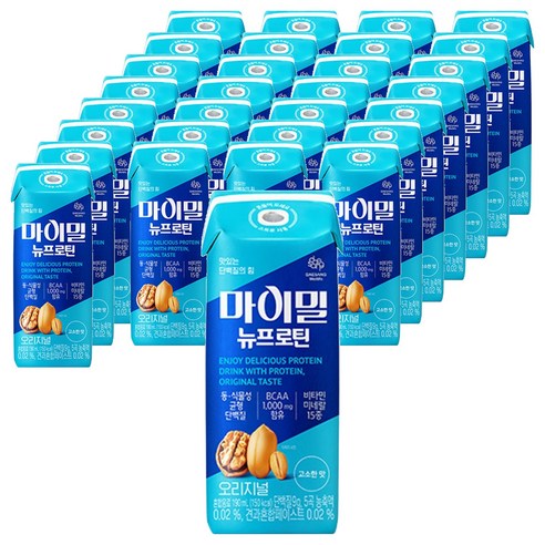 마이밀 뉴프로틴 드링크 오리지널 190ml, 90개 솔직 후기 | 실사용자 리뷰 분석 - 상품 이미지 1